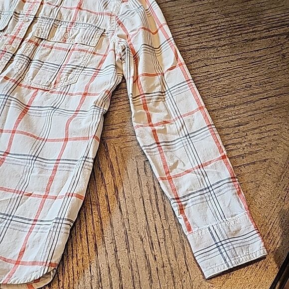 Plaid button down shirt size S Banana Republic cotton - Picture 3 of 9